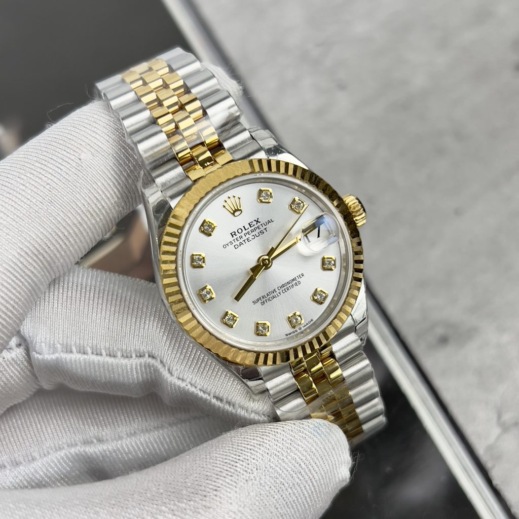 Đồng hồ Rolex DateJust nữ dây kim loại EW Factory Replica 11 31mm (2)