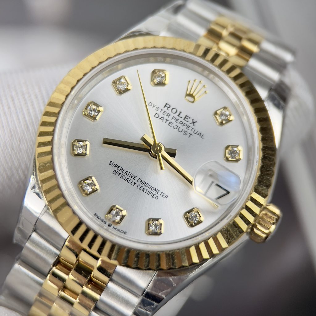 Đồng hồ Rolex DateJust nữ dây kim loại EW Factory Replica 11 31mm (2)