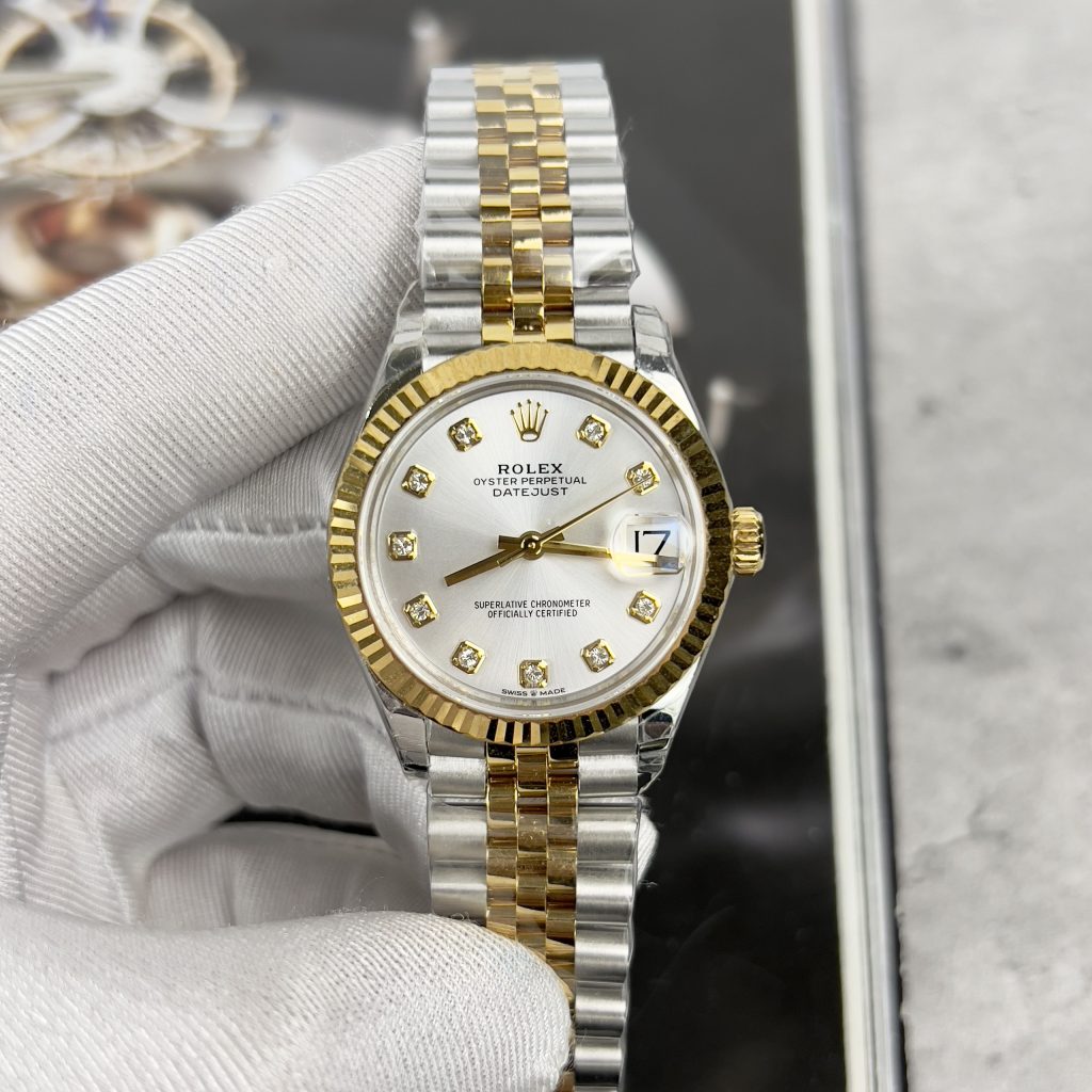 Đồng hồ Rolex DateJust nữ dây kim loại EW Factory Replica 11 31mm (2)