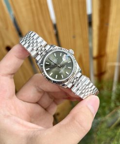 Đồng hồ Rolex DateJust nữ dial green Replica 11 EW Factory 31mm (2)