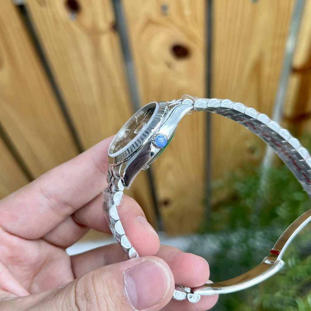 Đồng hồ Rolex DateJust nữ dial green Replica 11 EW Factory 31mm (2)