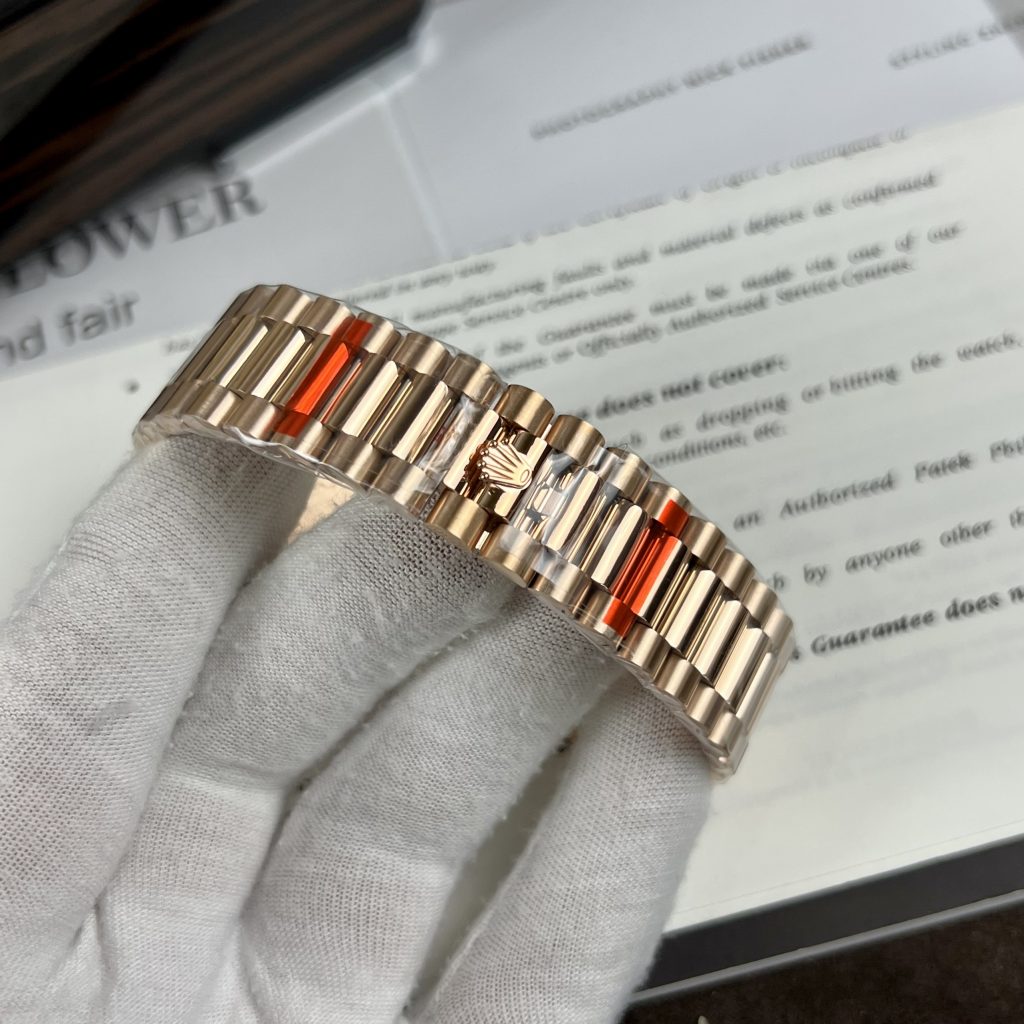 Đồng hồ Rolex Day-Date Unisex màu chocolate Replica 11 cao cấp 36mm (2)