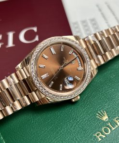 Đồng hồ Rolex Day-Date màu Rose Gold Replica 11 EW Factory 40mm (2)