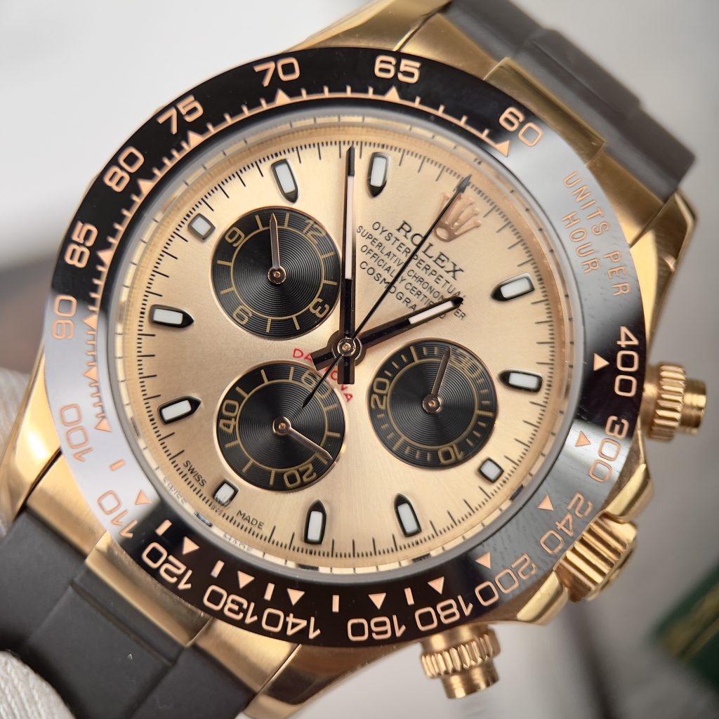 Đồng hồ Rolex Daytona Rose Gold Cosmograph Rep 11 EW Factory 40mm (2)