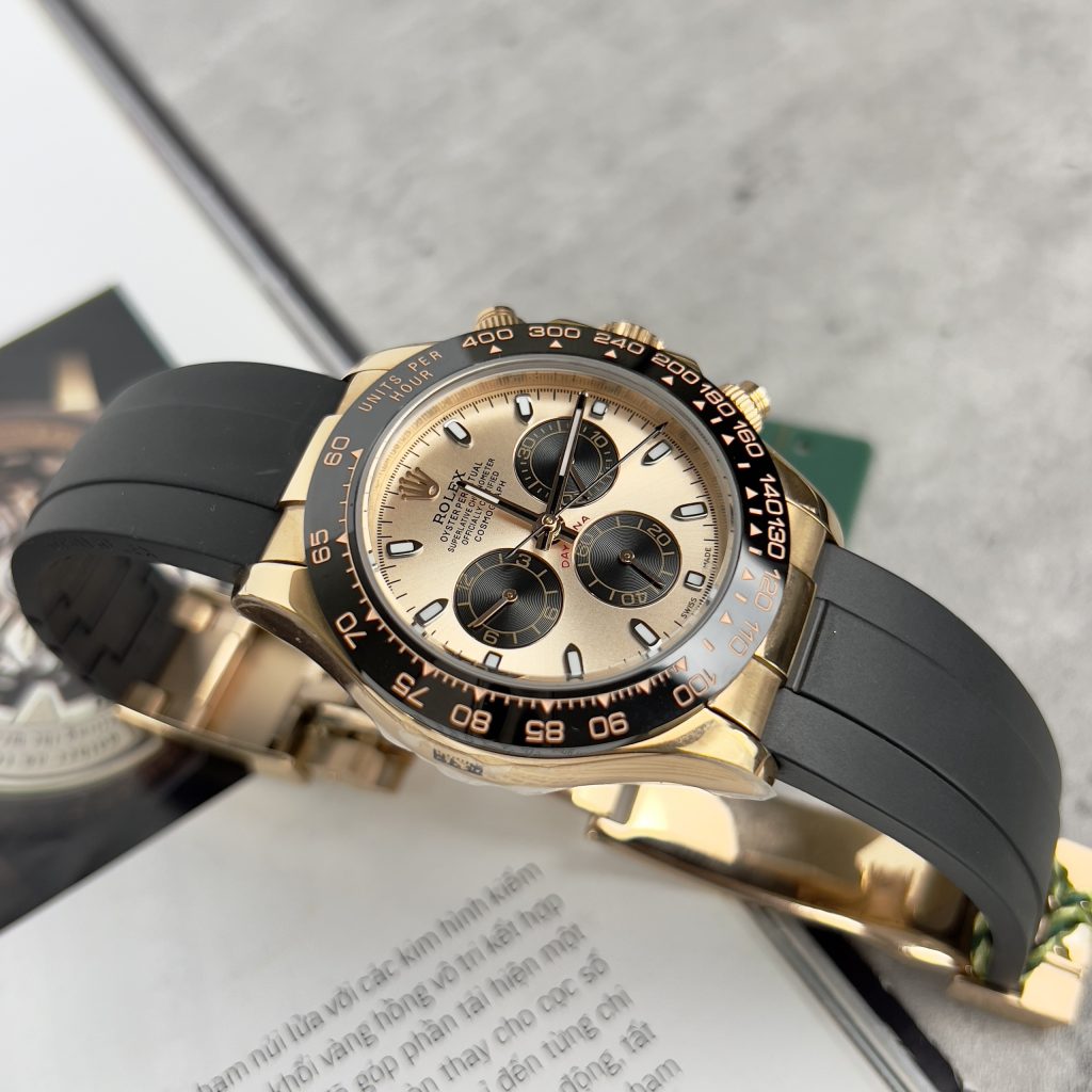 Đồng hồ Rolex Daytona Rose Gold Cosmograph Rep 11 EW Factory 40mm (2)