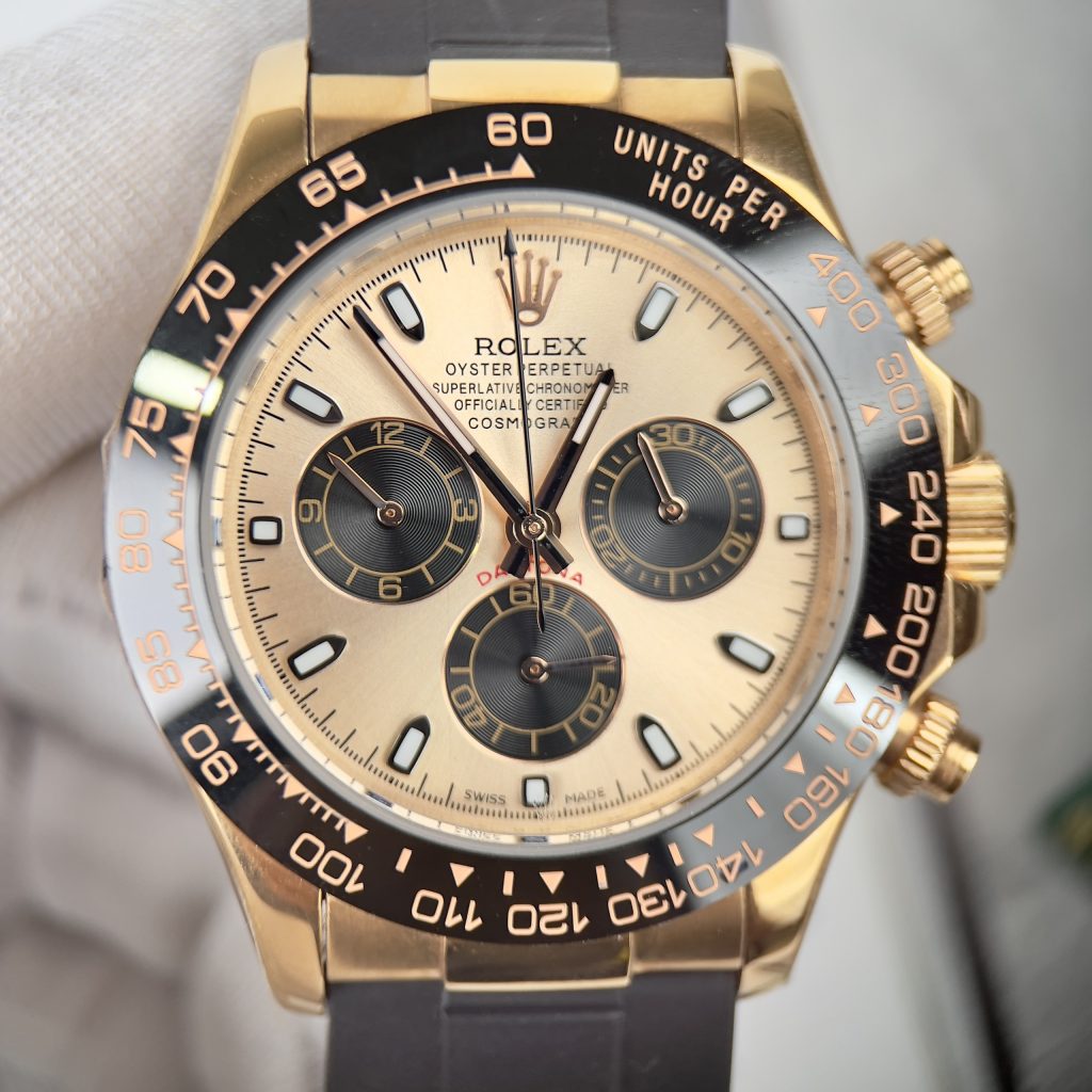 Đồng hồ Rolex Daytona Rose Gold Cosmograph Rep 11 EW Factory 40mm (2)
