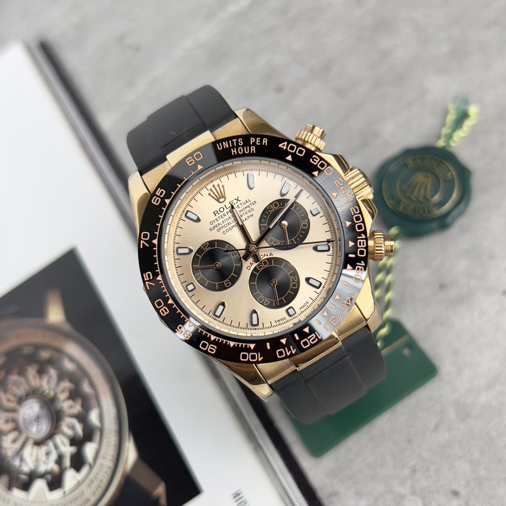 Đồng hồ Rolex Daytona Rose Gold Cosmograph Rep 11 EW Factory 40mm (2)