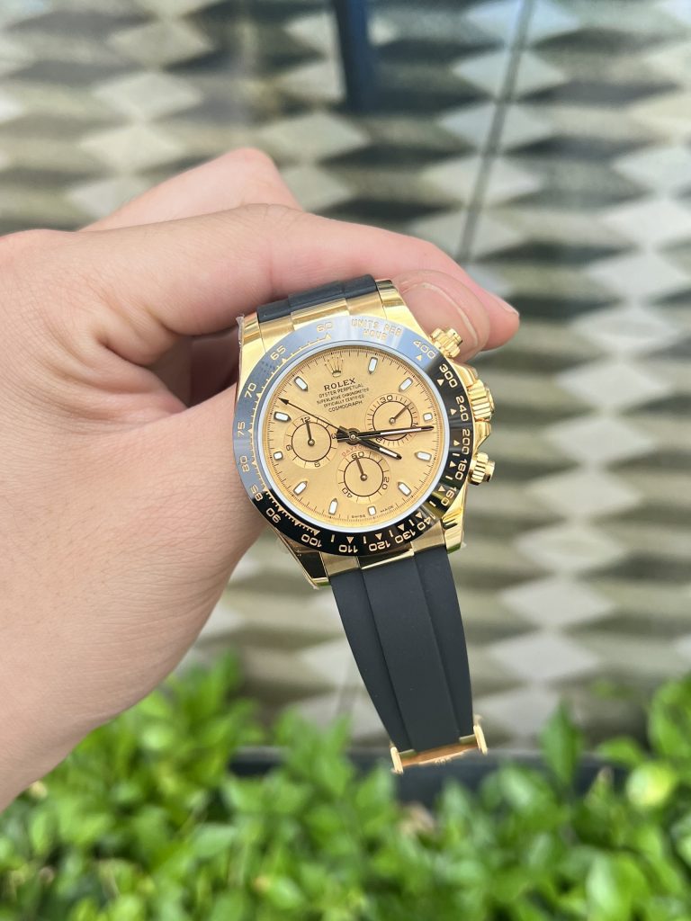 Đồng hồ Rolex Daytona nam dây cao su Replica 11 EW Factory 40mm (2)
