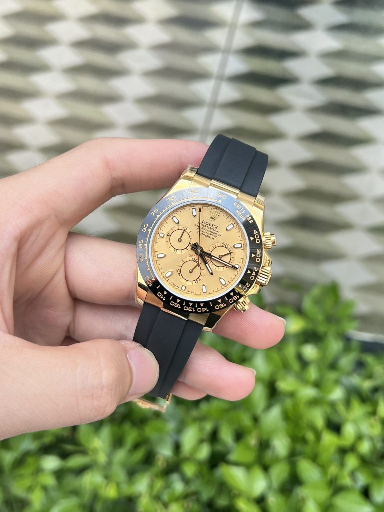 Đồng hồ Rolex Daytona nam dây cao su Replica 11 EW Factory 40mm (2)