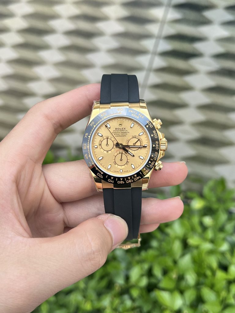 Đồng hồ Rolex Daytona nam dây cao su Replica 11 EW Factory 40mm (2)
