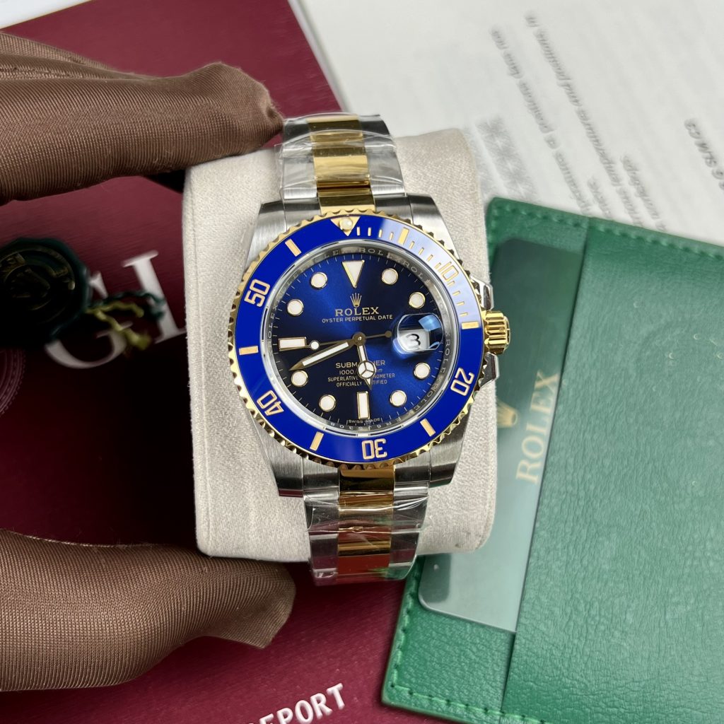 Đồng hồ Rolex Submariner Replica 11 nam mặt xanh EW Factory 40mm (2)