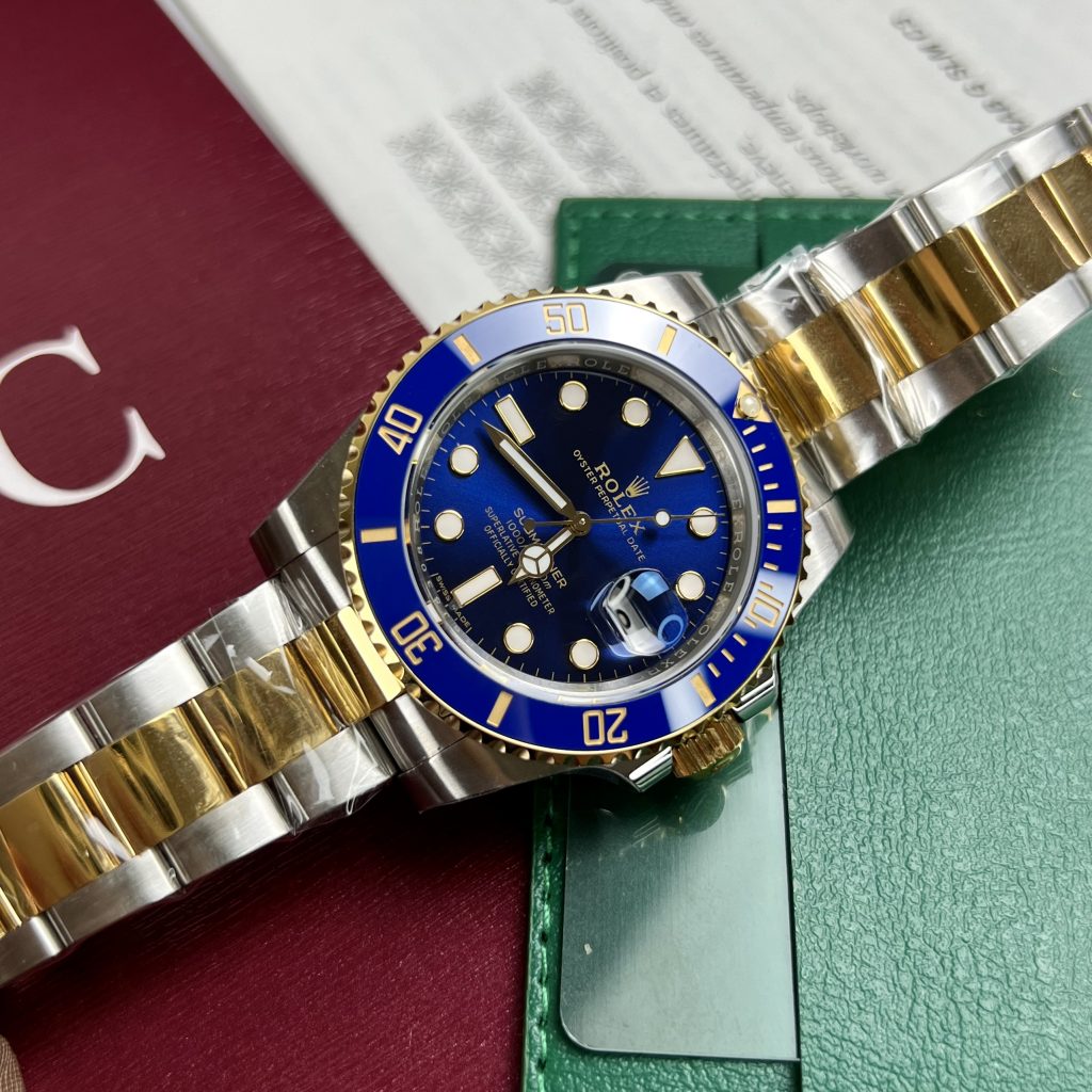 Đồng hồ Rolex Submariner Replica 11 nam mặt xanh EW Factory 40mm (2)