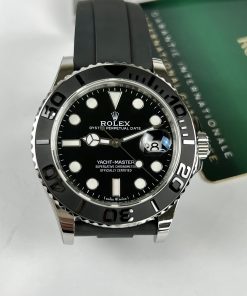 Đồng hồ Rolex Yacht-Master nam mặt đen Replica 11 cao cấp 40mm (2)