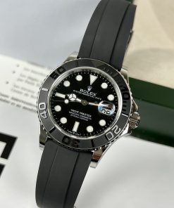 Đồng hồ Rolex Yacht-Master nam mặt đen Replica 11 cao cấp 40mm (2)