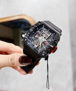 Đồng hồ chính hãng Hanboro By Huboler nam máy cơ tự động 40x48mm (2)