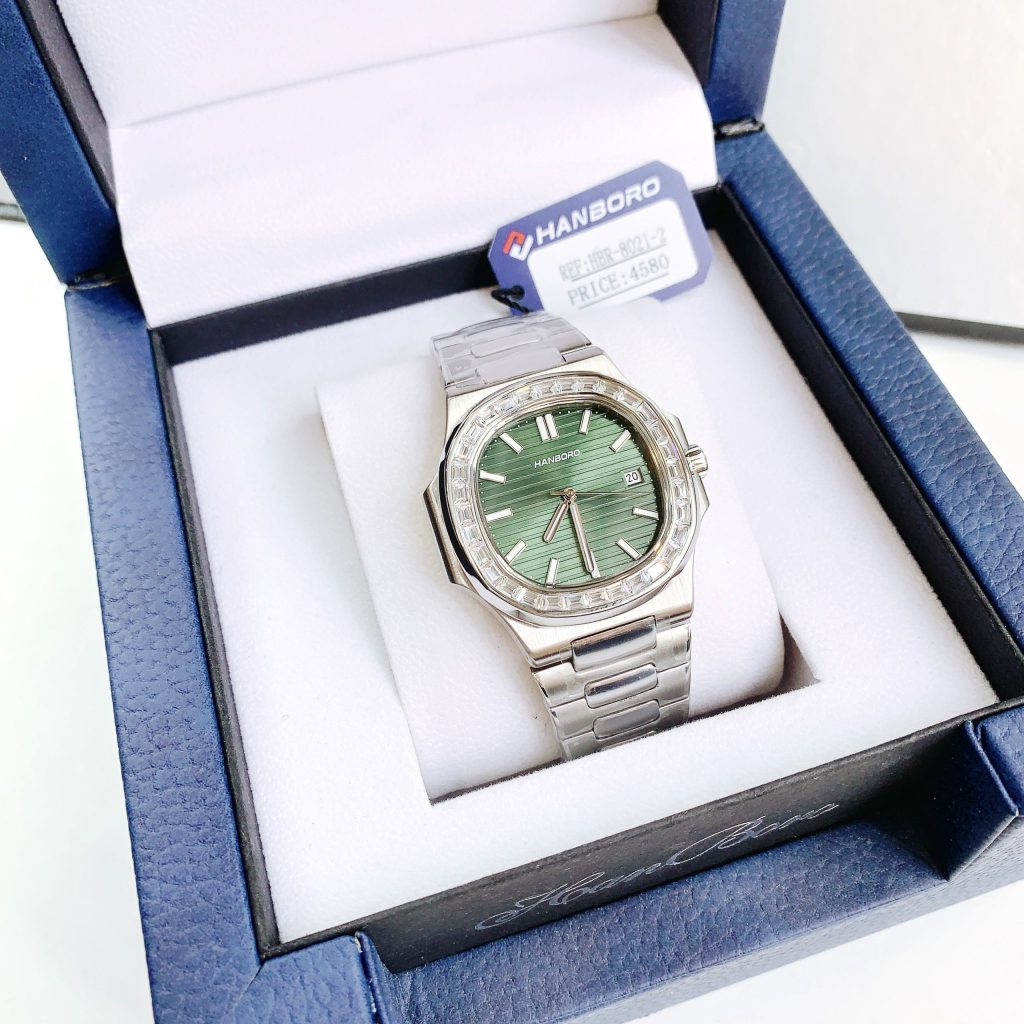 Đồng hồ chính hãng Hanboro nam dáng Patek Philippe 40mm (2)
