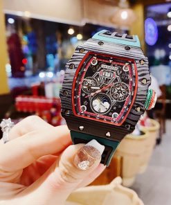 Đồng hồ chính hãng Hanboro nam dây cao su 40x50mm (1)