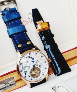 Đồng hồ chính hãng Hanboro nam họa tiết mã đáo thành công 44mm (2)