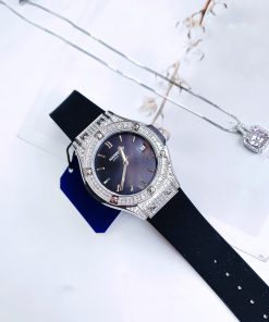 Đồng hồ chính hãng Hanboro nữ đính đá dáng Hublot 33mm (2)
