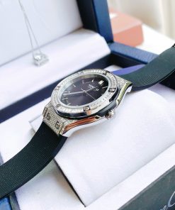 Đồng hồ chính hãng Hanboro nữ đính đá dáng Hublot 33mm (2)