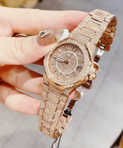 Đồng hồ đôi Hanboro By Huboler chính hãng dây kim loại 3644mm (1)