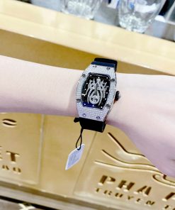 Đồng hồ đôi Hanboro By Huboler chính hãng đính đá 3644mm (2)