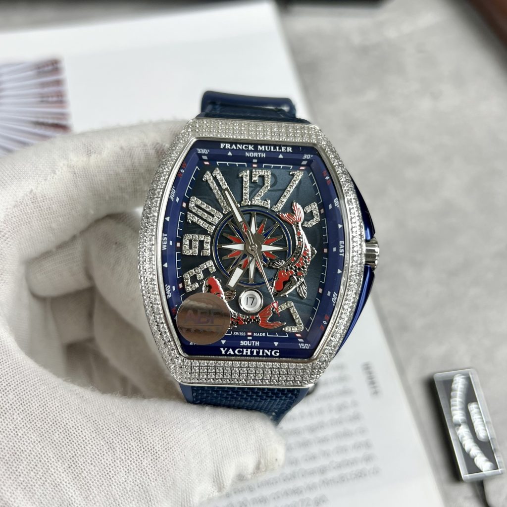 Đồng hồ nam Franck Muller V45 ABF Cá Coi Replica 11 cao cấp 45mm (2)
