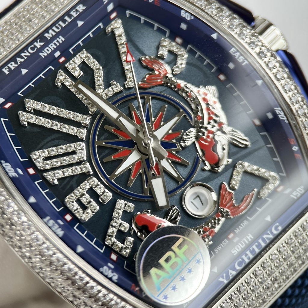 Đồng hồ nam Franck Muller V45 ABF Cá Coi Replica 11 cao cấp 45mm (2)