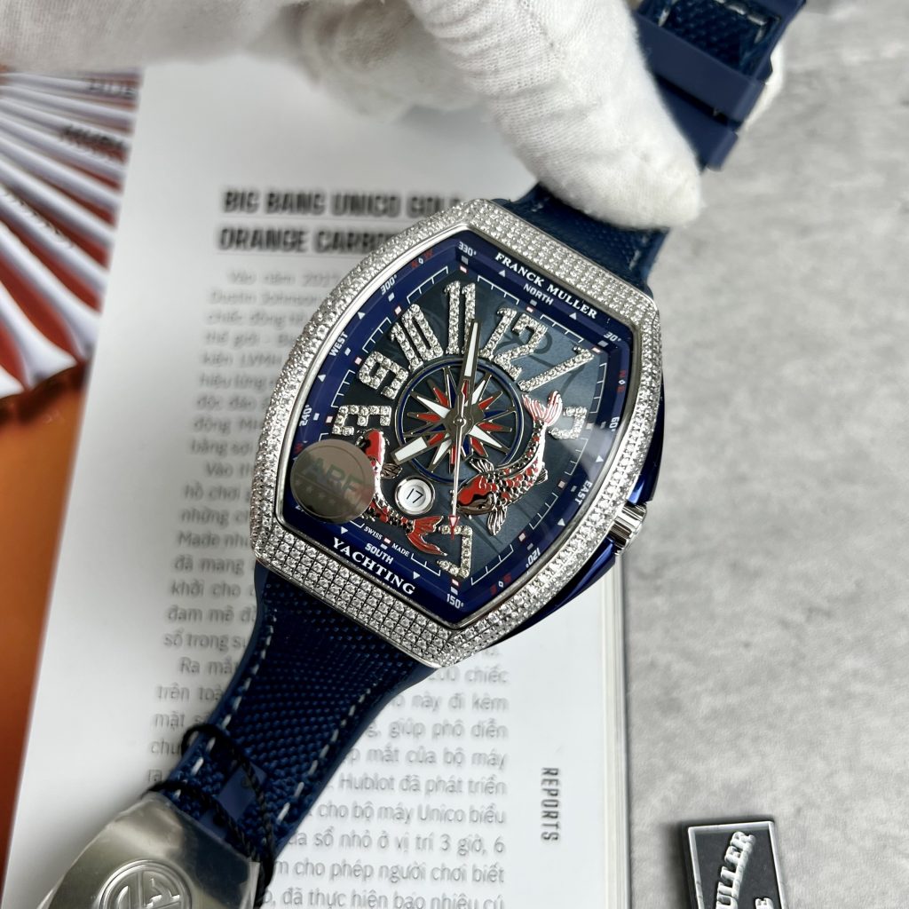 Đồng hồ nam Franck Muller V45 ABF Cá Coi Replica 11 cao cấp 45mm (2)
