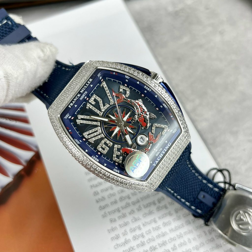 Đồng hồ nam Franck Muller V45 ABF Cá Coi Replica 11 cao cấp 45mm (2)
