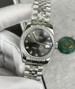 Đồng hồ nam Rolex DateJust Replica 11 nam đính đá EW Factory 41mm (2)