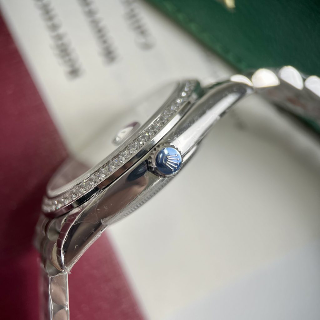 Đồng hồ nam Rolex DateJust mặt khảm xà cừ Rep 11 EW Factory 41mm (2)