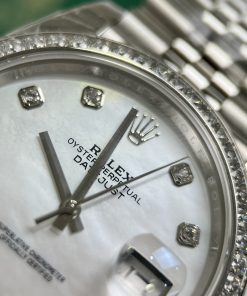 Đồng hồ nam Rolex DateJust mặt khảm xà cừ Rep 11 EW Factory 41mm (2)