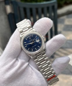 Đồng hồ nam Rolex Day-Date đính đá Replica 11 EW Factory 40mm (2)