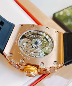 Đồng hồ nam chính hãng Hanboro By Huboler đính đá 40x48mm (2)