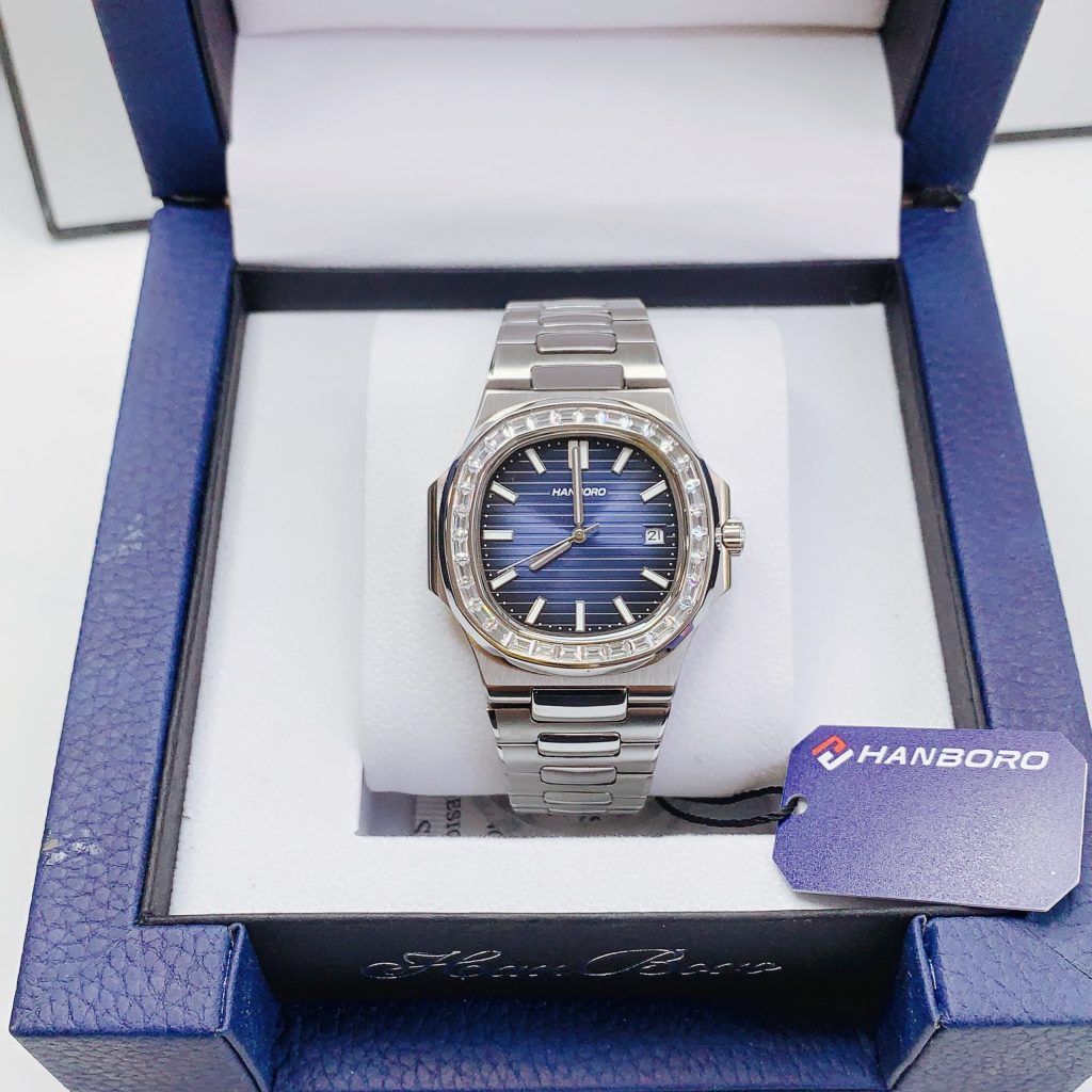 Đồng hồ nam chính hãng Hanboro dáng Patek Philippe 40mm (2)