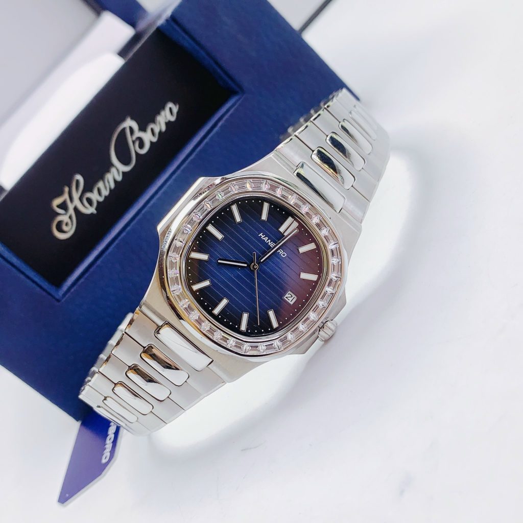 Đồng hồ nam chính hãng Hanboro dáng Patek Philippe 40mm (2)