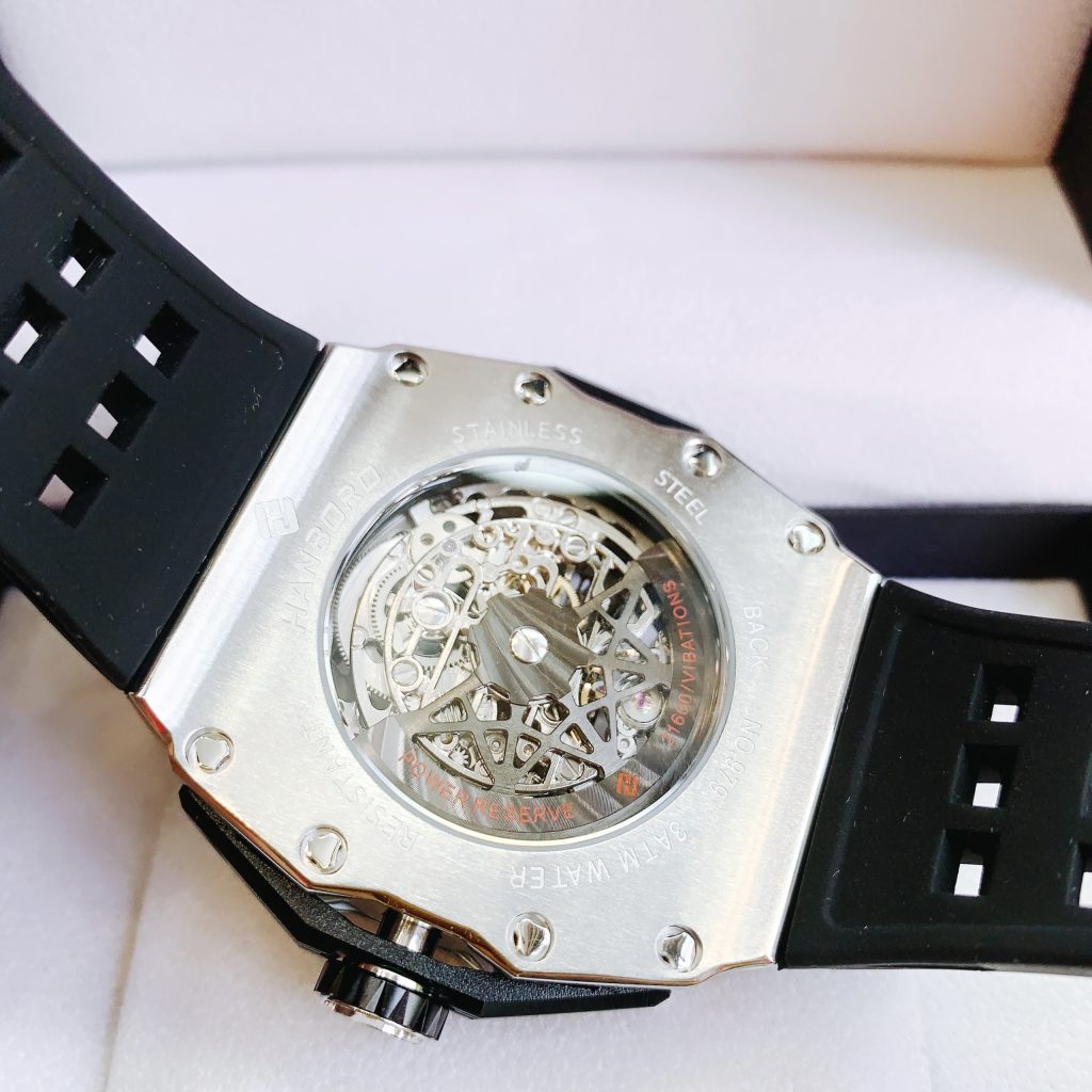 Đồng hồ nam chính hãng Hanboro dáng Richard Mille 40x48mm (9)