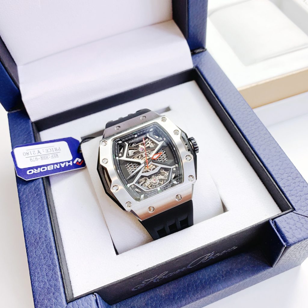Đồng hồ nam chính hãng Hanboro dáng Richard Mille 40x48mm (9)