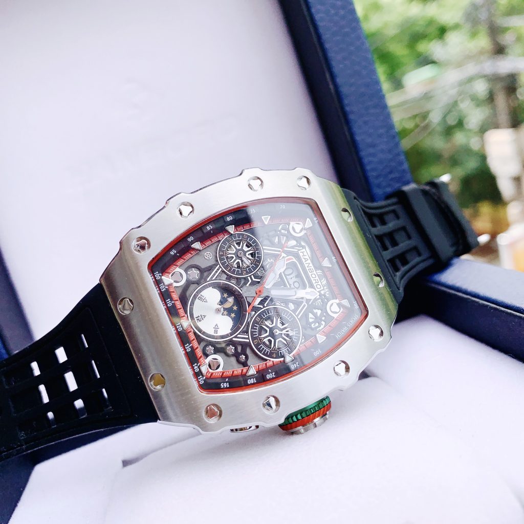 Đồng hồ nam chính hãng Hanboro dáng Richard Mille 40x48mm (2)