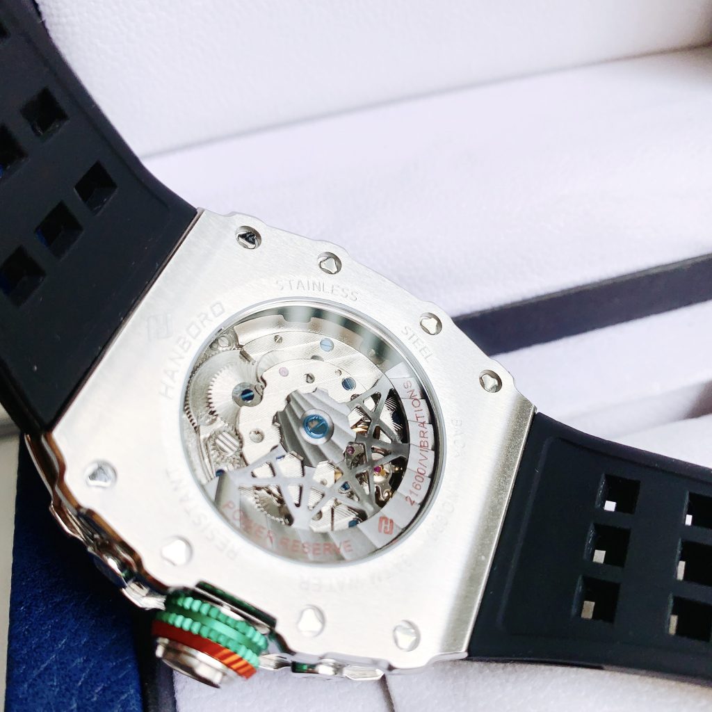 Đồng hồ nam chính hãng Hanboro dáng Richard Mille 40x48mm (2)