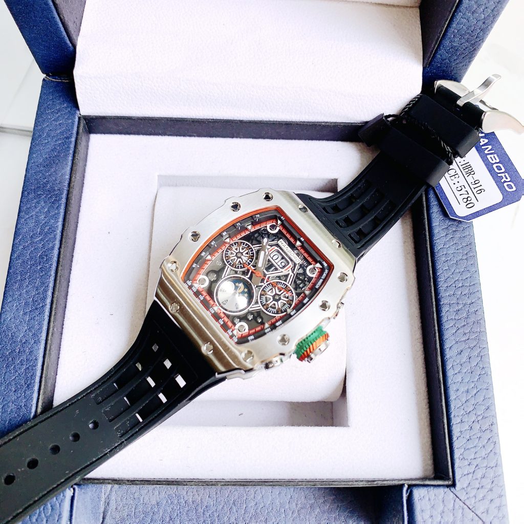 Đồng hồ nam chính hãng Hanboro dáng Richard Mille 40x48mm (2)