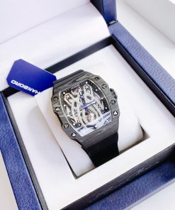 Đồng hồ nam chính hãng Hanboro dáng Richard Mille vỏ carbon 40x48mm (1)
