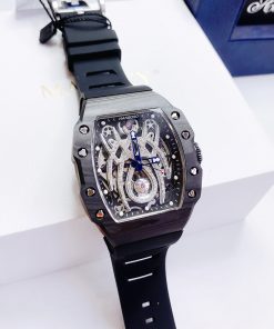 Đồng hồ nam chính hãng Hanboro dáng Richard Mille vỏ carbon 40x48mm (1)