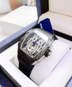 Đồng hồ nam chính hãng Hanboro dáng Richard Mille vỏ carbon 40x48mm (1)