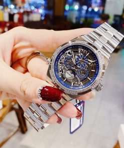 Đồng hồ nam chính hãng Hanboro đính đá Swarovski 42mm (2)