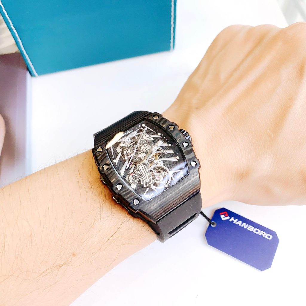 Đồng hồ nam chính hãng Hanboro họa tiết kỵ sỹ 40x48mm (3)