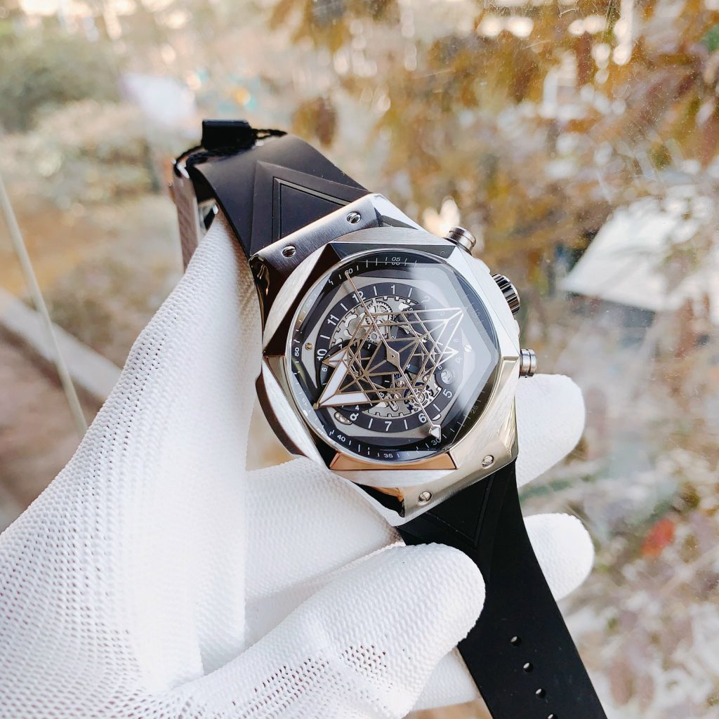 Đồng hồ nam chính hãng Hanboro máy lộ cơ 42mm (2)