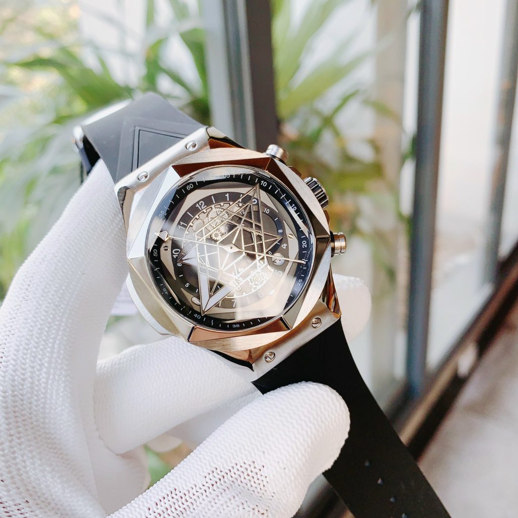 Đồng hồ nam chính hãng Hanboro máy lộ cơ 42mm (2)