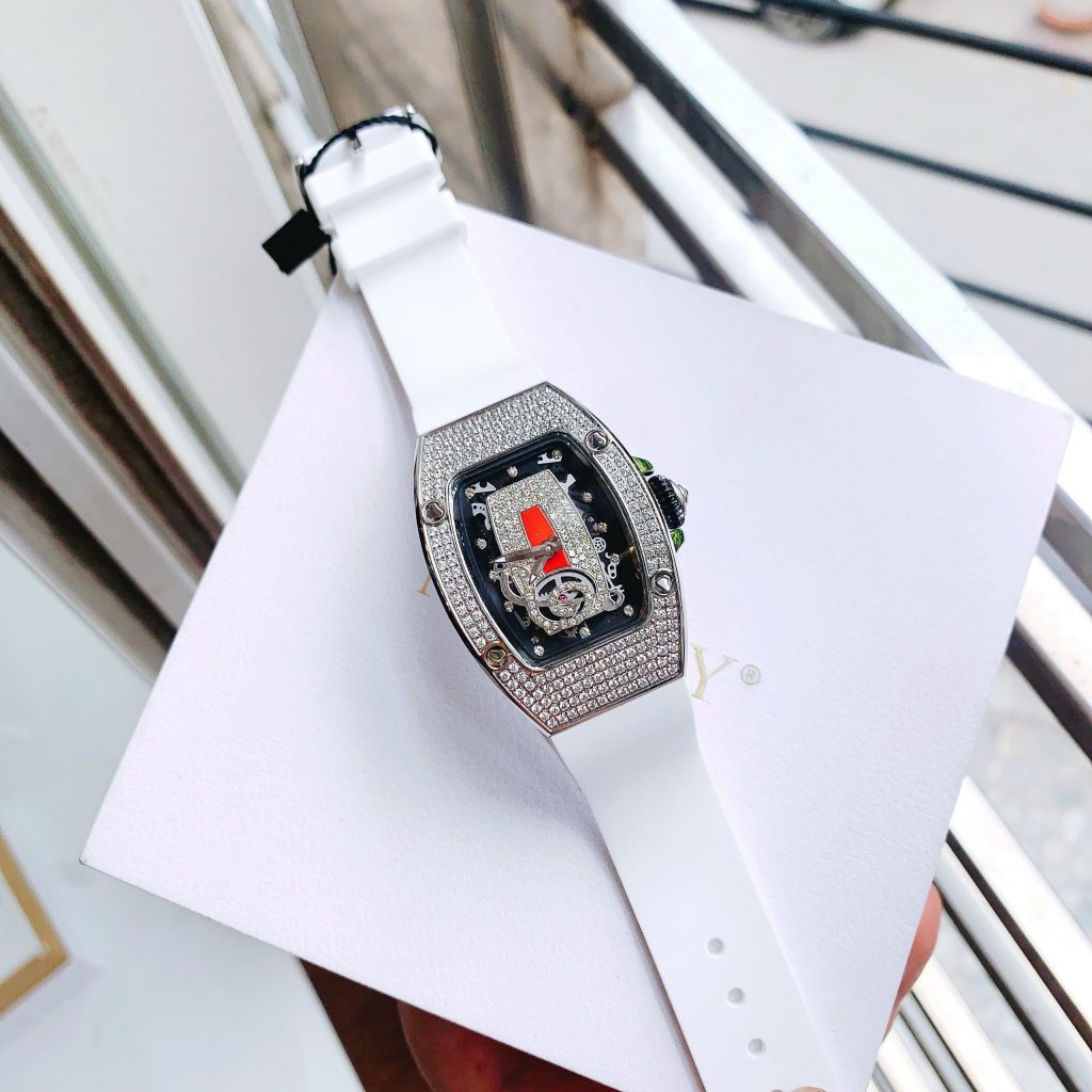 Đồng hồ nữ Hanboro chính hãng họa tiết nốt nhạc 36mm (2)